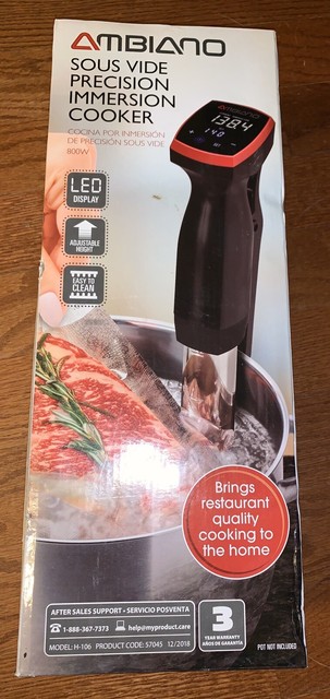 Ambiano Sous Vide Precision Immersion Cooker 800W for sale ...