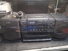 Parts or Repair - Sony CFD-550 Stereo Boombox Radio CD Player Dual Tape