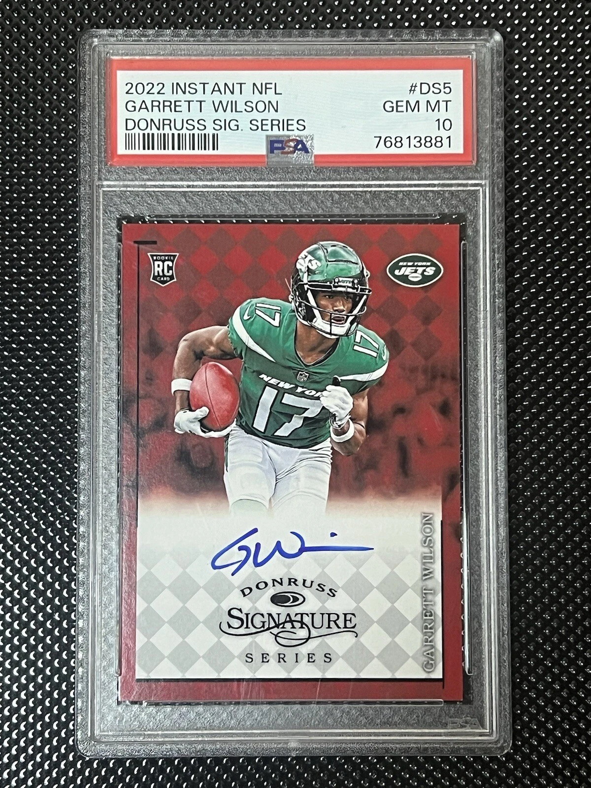 Garrett Wilson Panini Instant NFL Donruss Signature Series #DS5 Base