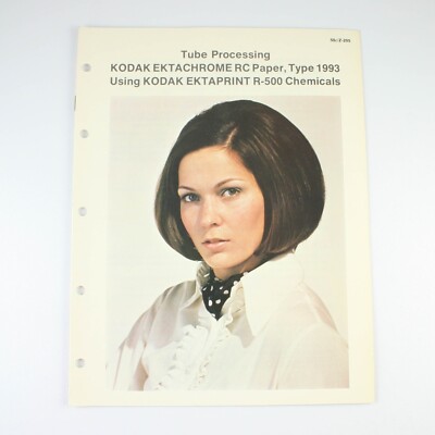 Tube Processing - Kodak Extachrome RC Paper Type 1993 - Ektaprint R-500 Manual
