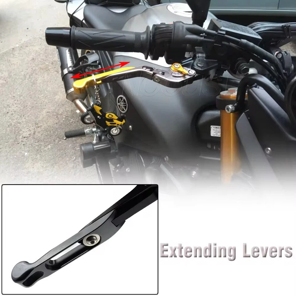For Suzuki TL1000R TL 1000R 1998-2003 CNC Adjustable Folding Brake Clutch Levers - Image 4 of 4