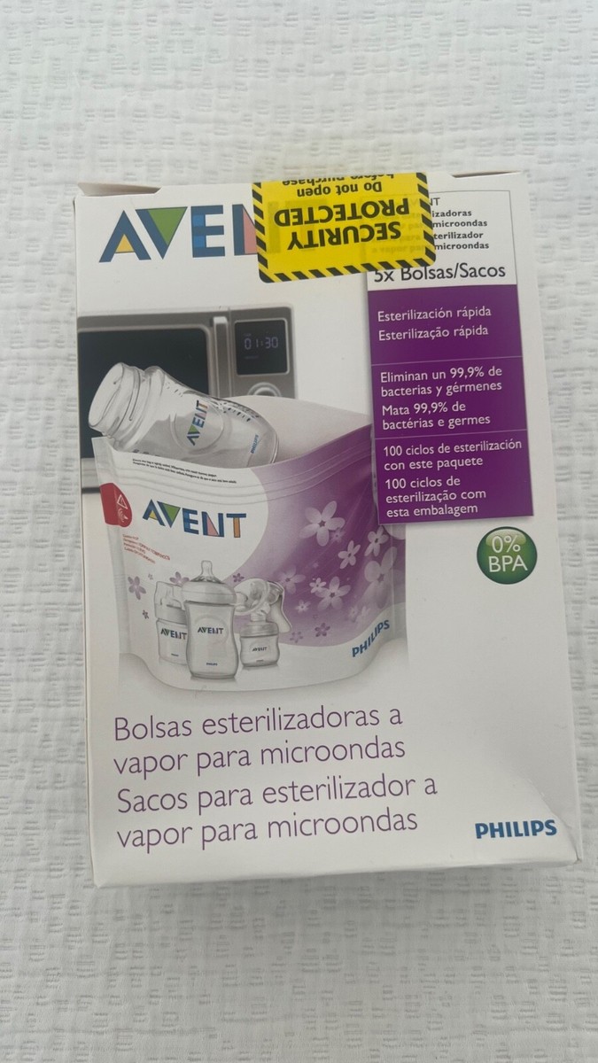 Philips AVENT Microwave Steam Steriliser Bags and tommee tipper