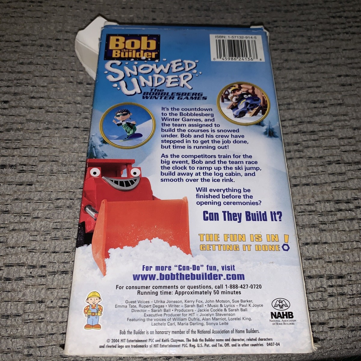 Bob The Builder Snowed Under VHS,Bobblesberg Winter Games