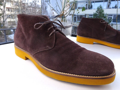 DOUCAL'S DOUCALS Her Goodyear XL-Extralight Schuhe Stiefel Leder Italy Gr.45 TOP