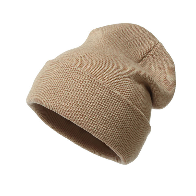 Zonbailon Men's Solid Cotton Knit Caps Sports Casual Warm Beanie Caps