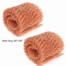 Pure Copper Mesh Knitted Filter Sanitary Blocker for DIY Hole  Distilling 2m