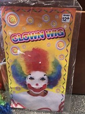 Regent Products Corp. Rainbow Afro Clown Wig