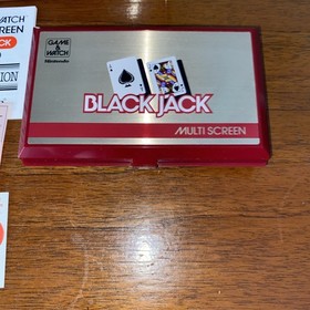 Nintendo BJ-60 Multi-Screen handheld Blackjack game 1985  New In Box