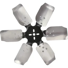 Derale Performance; 18" Rigid Race Fan; Aluminum 6-Blade with Steel Hub;