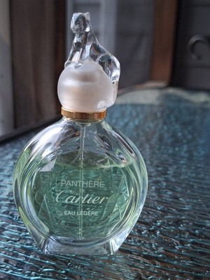 Panthere De Cartier Perfume.ONE EAR ON PANTHER CHIPPED.READ
