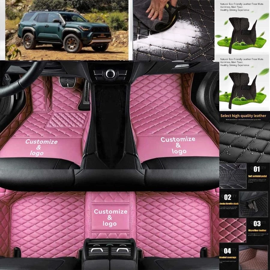 For Toyota 4Runner Car Floor Mats Carpets Cargo Liners Custom All Weather Foto 3 de 4