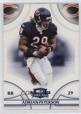 2008 Donruss Threads Blue Century Proof 29/350 Adrian Peterson #114 9bp