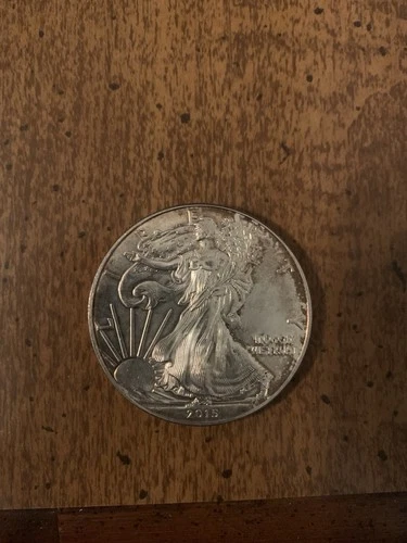 2015 Walking  Liberty American Eagle -1oz Fine Silver Tarnished One Dollar Coin