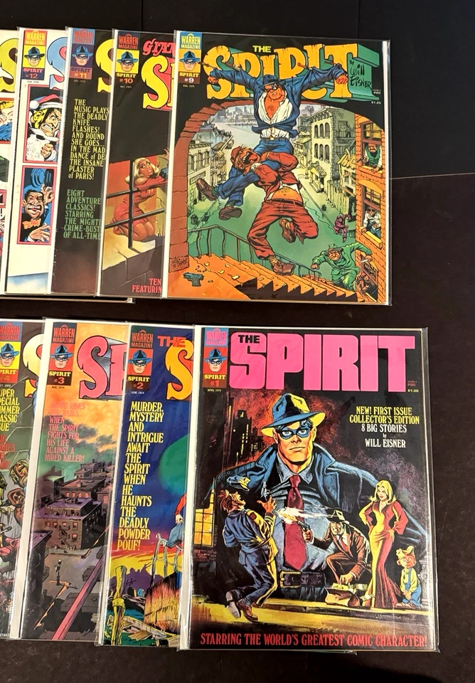 THE SPIRIT MAGAZINE COMPLETE SERIES! – LOT 1-16 Warren  HIGH GRADE Will Eisner - Image 3 of 4