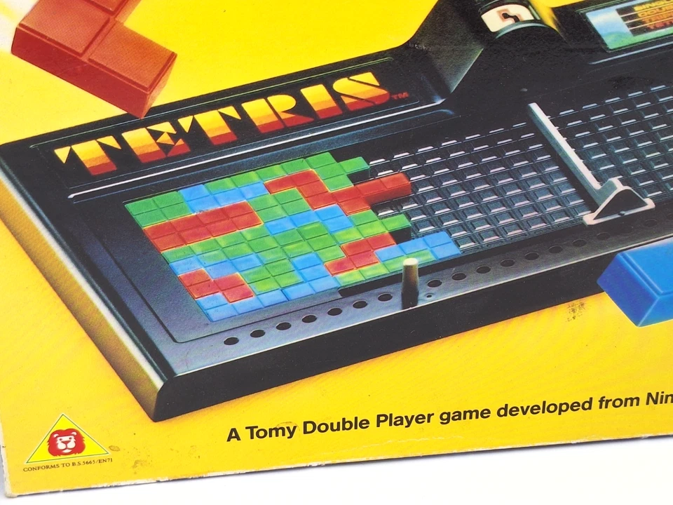 Tetris Strategie Brettspiel von Tomy Vintage Nintendo 1991 - Inhalt Vollständig - Bild 3 von 4