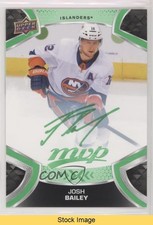 2021-22 Upper Deck MVP Green Script Josh Bailey #12 READ kr0