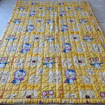 Pororo the Little Penguin Quilt /50  x 38     Yellow Cartoon Bedding