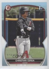 2023 Bowman Prospects Sky Blue 74/499 Christian Cerda #BP-56 fm0