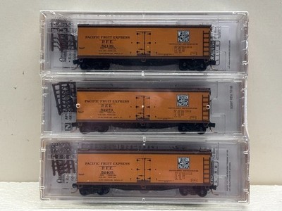 N Scale Micro Trains MTL Special Run 09-67 Pacific Fruit Express WP 3-Pack