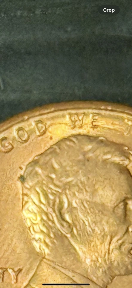 1990-D double die lincoln penny rare error gem   - Image 3 of 4