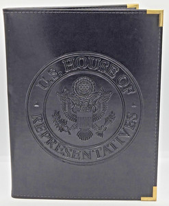 U.S. House of Representatives Official Embrossed Folder Portfolio Padfolio Seal