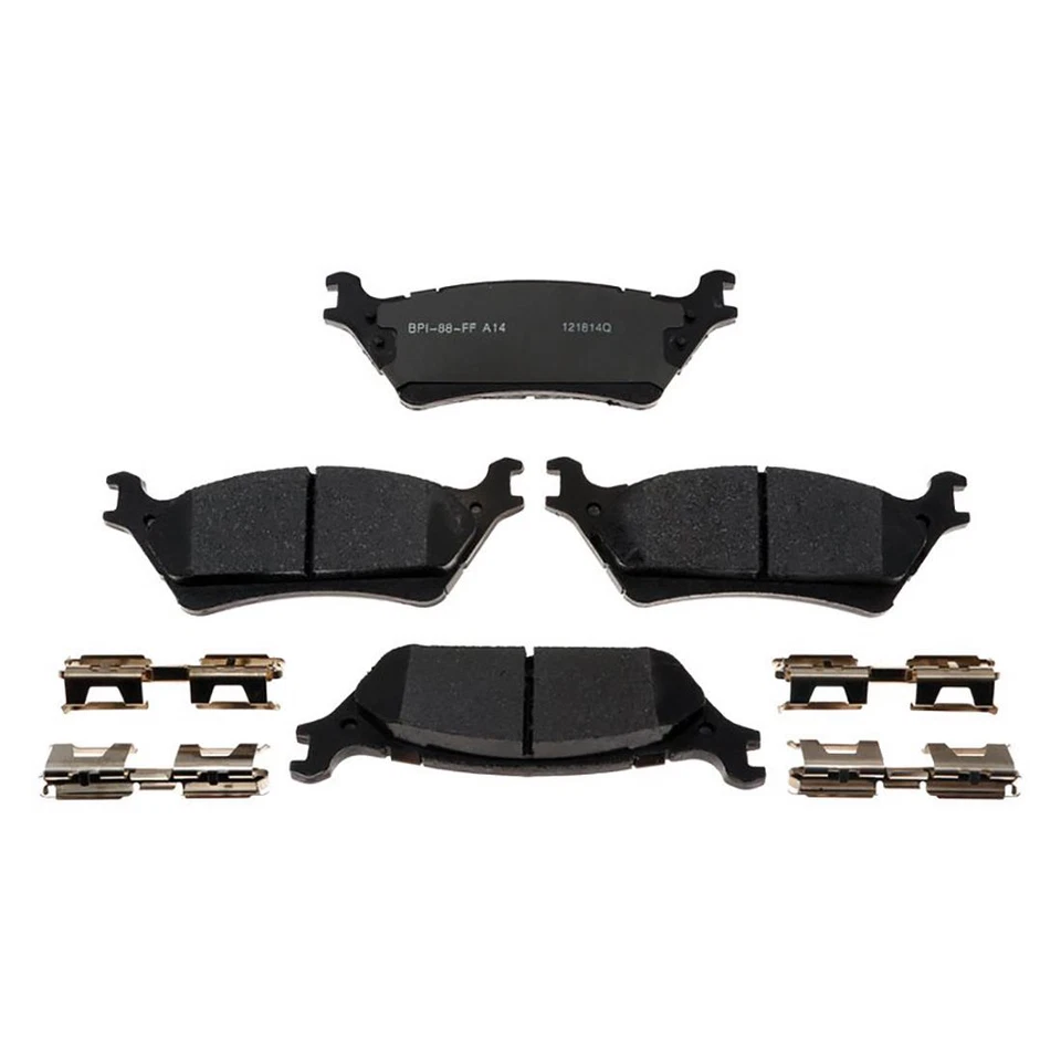 Керамические передние и задние тормозные колодки R-Line для 2017 2016 2015 2014-2012 Ford F-150 - Изображение 2 из 4