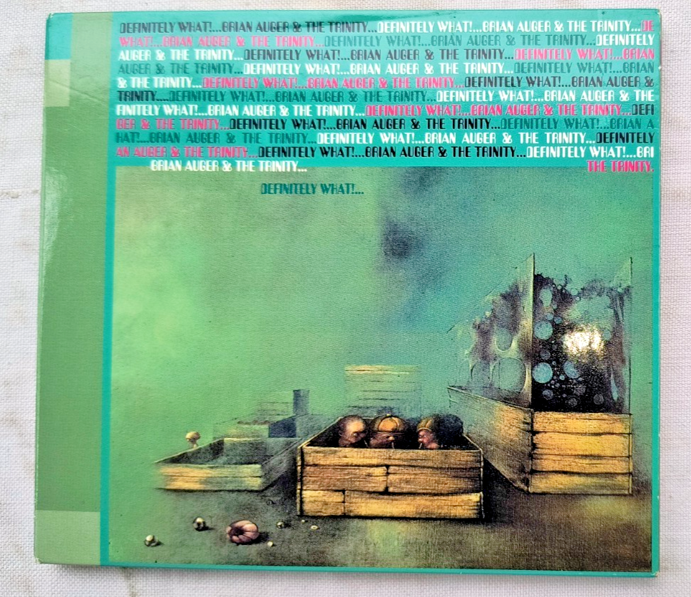 BRIAN AUGER & THE TRINITY ""DEFINITELY WHAT!...."" 1998 CD REISSUE IN DIGIPAK
