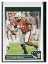 2024 Score #396 Leonard Taylor III New York Jets Score Rookie