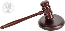 Premium Wooden Gavel & Block Perfect for Judge, Lawyer, Auction Court, Company, 