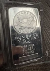 Sunshine Minting 10oz Silver Eagle Bar in a Capsule Clean Sealed