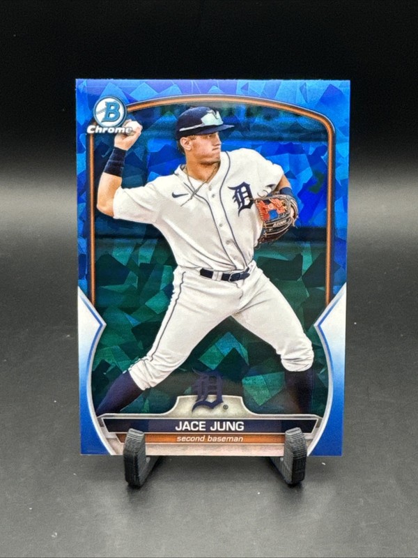 2023 Bowman Sapphire Edition - Chrome Prospects Jace Jung #BCP-53 (RC)