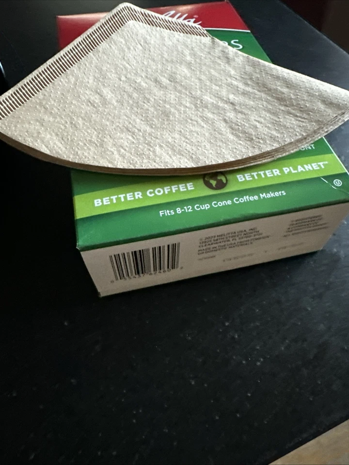 Filtro de café Cuisinart plástico negro #4 con 100+ marrón Melitta nuevo Foto 4 de 4