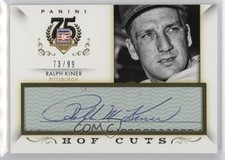 2014 Panini Hall of Fame Cut Signatures 73/99 Ralph Kiner #37 Auto HOF 1rt7