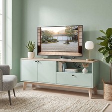 TV Stand Cabinet for Television up to 36 Inch,  TV Unit w/ Open Shelf Refurbishe