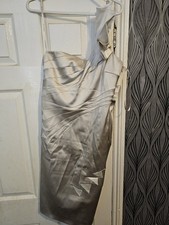 Kare Millen Ladies Champayne Cocktail Evening Dress Size Uk10 Eur38