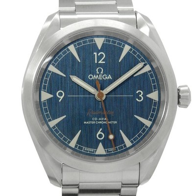 Omega Railmaster 220 10 40 20 03 001 Co-Axial Master Chronometer Automatic Blue