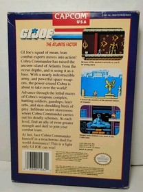 GI Joe: The Atlantis Factor (Nintendo NES) BOX ONLY, NO GAME, Authentic