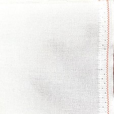 Zweigart 36 ct even weave Antique White x stitch embroidery Lugana Milan