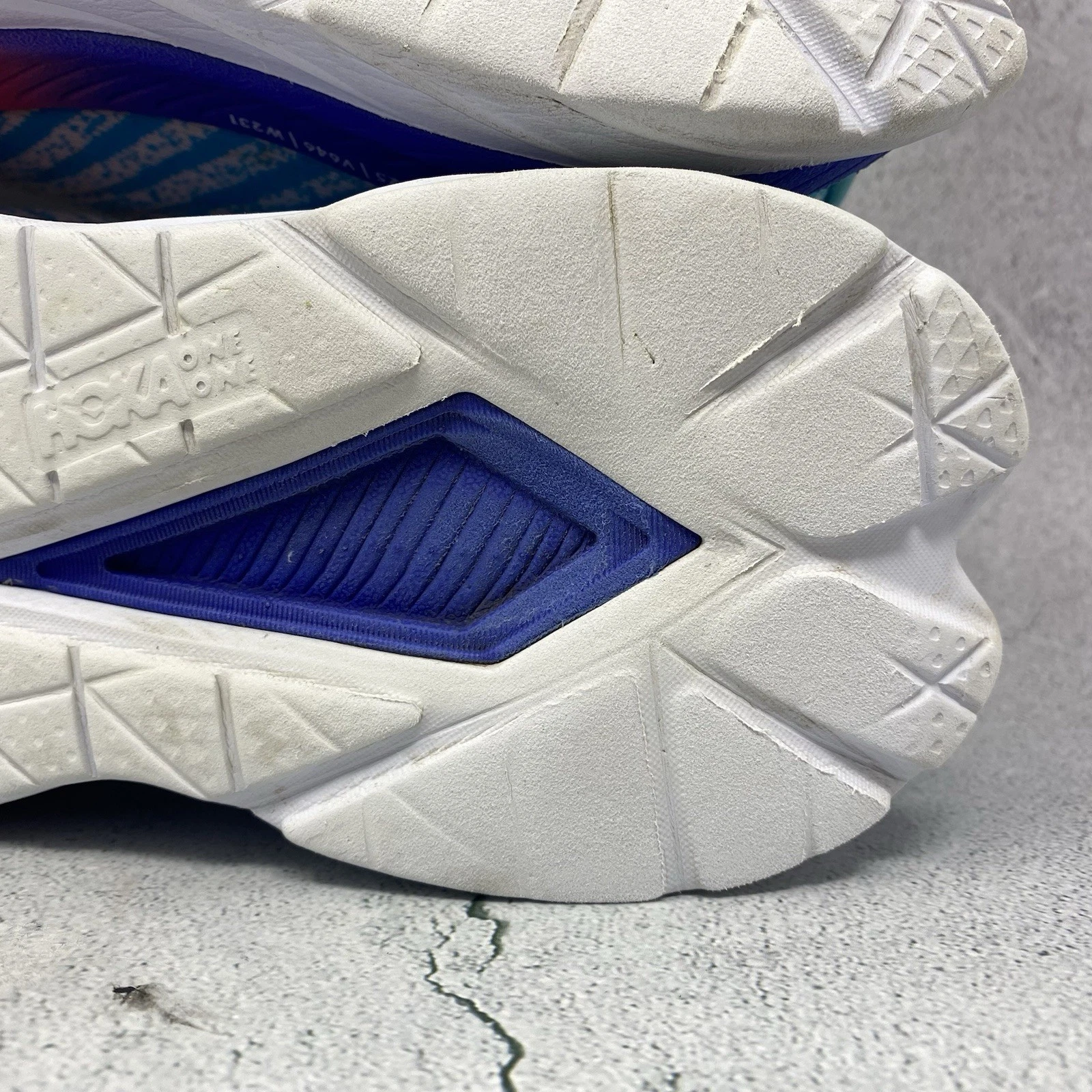 Scarpe da corsa sportive Hoka One One Mach 5 uomo taglia 7 5 M blu sneakers