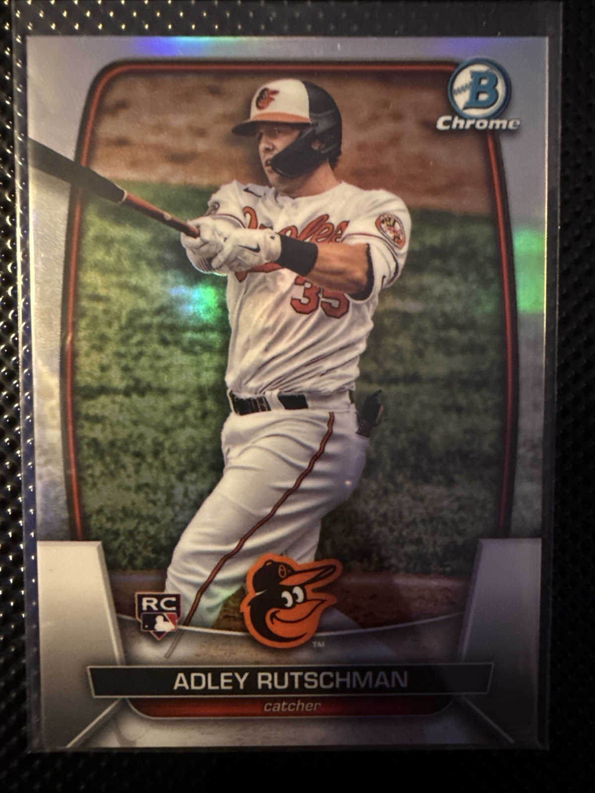 2023 Bowman Chrome Adley Rutschman Refractor #d/499 (RC) 17 Orioles