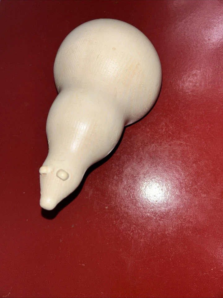 Escultura de madera de oso polar Aarikka Finlandia mediados de siglo MCM 1970’s de colección rara Foto 2 de 4