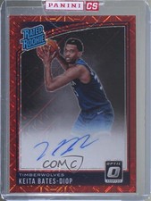 2018 Panini Donruss Optic Choice Prizm Signatures Keita Bates-Diop #191 Auto 5l1