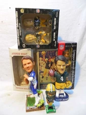 GREEN BAY PACKER BOBBLEHEADS~FAVRE, SHERMAN,NITSCHKE,THURSTON/MILWAU BUCKS BOGUT