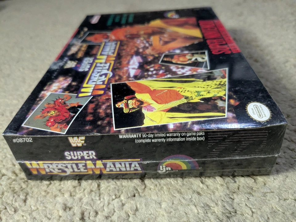 ^Brand New Sealed*  WWR Super Wrestle Mania (Super Nintendo SNES 1992)  Rare - Image 3 of 4