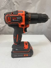 Black+Decker 18V Lithium-Ion Cordless Hammer Drill – Pre-Owned