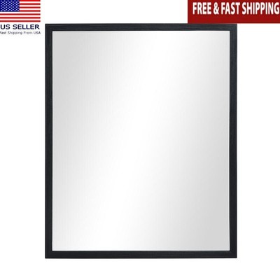 Rectangular Wall Mirror 23X29 Plastic Frame Modern Llivingroom Versatile-Use Hot