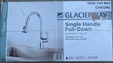 Glacier Bay Clare Single Handle Pull Down Laundry Utility Faucet in Chrome