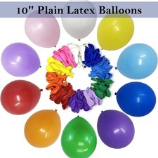 10 Inch Latex Balloons Air Helium Party Decoration 25-100pcs Multi Colours Pack
