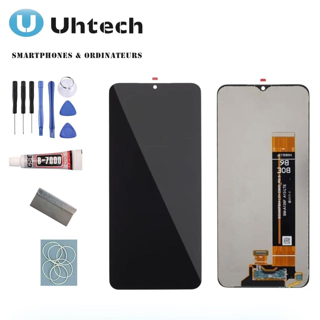 Écran pour Samsung A135F Galaxy A13 4G noir dalle LCD de remplacement A137F