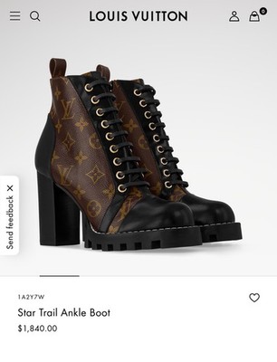 Louis Vuitton Star Trail Ankle Boot size (US 9,EU 39)